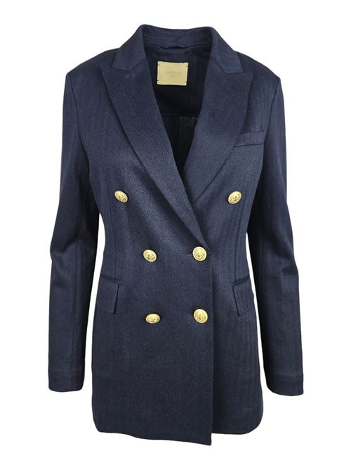 giacca donna doppiopetto blu Circolo 1901 | FD39752500